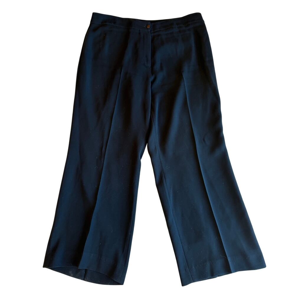 Chico's Platinum Classic Business Black High Waisted Trousers Size 3 (XL)